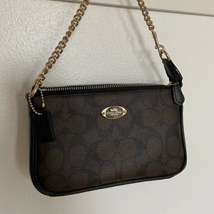 Coach small brown purse